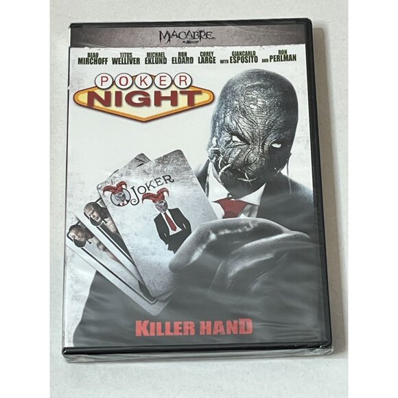 Poker Night DVD Movie Horror Film Thrillers Mystery Detective Ron Perlman Videos - Picture 2 of 5